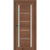 Міжкімнатні двері KFD модель Pandora колір Вільха Італійська NEW скло сатин або чорне