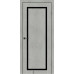 Двері КФД модель PRESTIGE 6 Альба Лайн (PVC) скло Сатин або скло BLK чорне