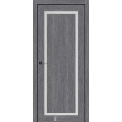 Двері КФД модель PRESTIGE 6 Бук Графіт  (PVC) скло Сатин або скло BLK чорне