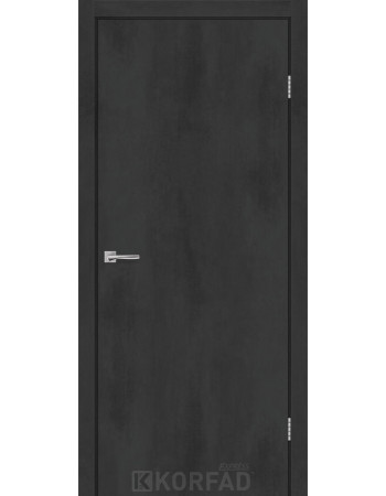 Двери Korfad Express модель Corner Бетон Графит глухая
