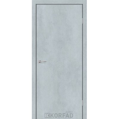 Двері Korfad Express модель Corner Цемент Світлий глуха глуха