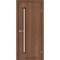 Двері Korfad Express модель CORNER GLASS-01 Вільха Гірська скло сатин або чорне