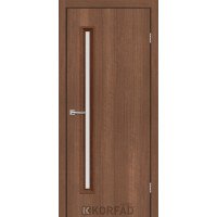 Двері Korfad Express модель CORNER GLASS-01 Вільха Гірська скло сатин або чорне