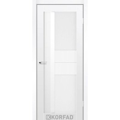 Межкомнатные двери Корфад Коллекция ALIANO Модель AL-05 (Super PET Аляска) Сатин белый