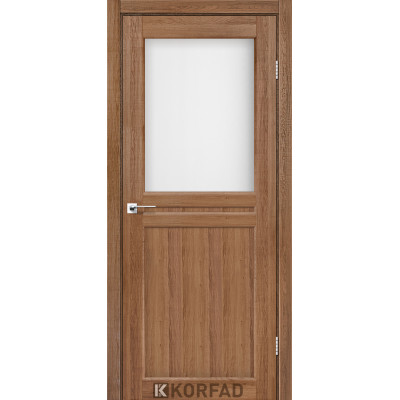 Межкомнотные двери Корфад Коллекция MILANO Модель ML-03 (Дуб браш) 