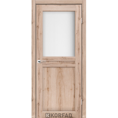Межкомнотные двери Корфад Коллекция MILANO Модель ML-03 (Дуб тобакко) 