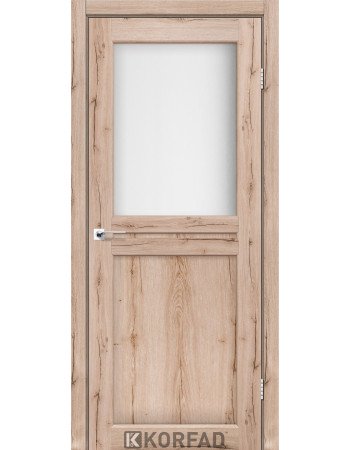 Межкомнотные двери Корфад Коллекция MILANO Модель ML-03 (Дуб тобакко) 
