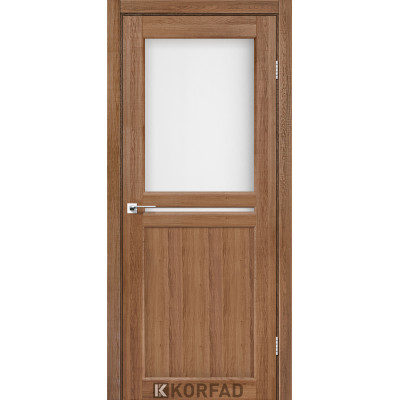 Межкомнотные двери Корфад Коллекция MILANO Модель ML-04 (Дуб браш) 