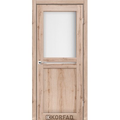 Межкомнотные двери Корфад Коллекция MILANO Модель ML-04 (Дуб тобакко) 