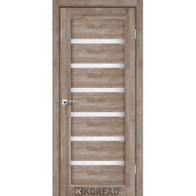 Межкомнатные двери Корфад Коллекция PORTO Модель PR-01 (Эш-вайт)
