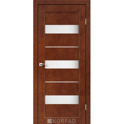 Міжкімнатні Двері Корфад Колекція PORTO Модель PR-12 (Сталь кортен)