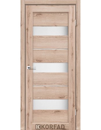 Межкомнотные двери Корфад Коллекция PORTO Модель PR-12 (Дуб тобакко)