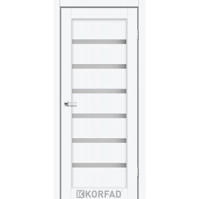 Межкомнатные двери Корфад Коллекция PORTO Модель PR-01 (Белая модрына)