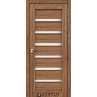 Межкомнатные двери Корфад Коллекция PORTO Модель PR-01 (Дуб браш)