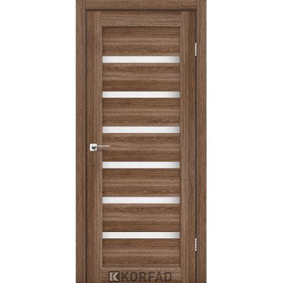 Межкомнатные двери Корфад Коллекция PORTO Модель PR-01 (Дуб грей)