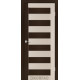 Межкомнотные двери Корфад Коллекция PORTO COMBI COLORE Модель PC-03 (комбинированный дуб белёный/венге) 