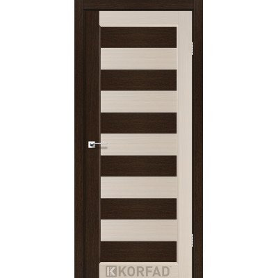 Межкомнотные двери Корфад Коллекция PORTO COMBI COLORE Модель PC-03 (комбинированный дуб белёный/венге) 