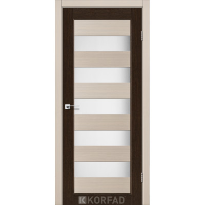 Межкомнотные двери Корфад Коллекция PORTO COMBI COLORE Модель PC-04 (комбинированный дуб белёный/венге) 