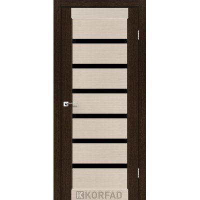 Міжкімнатні Двері Корфад Колекція PORTO COMBI DELUXE Модель PCD-01 (комбінований дуб білений/венге) 