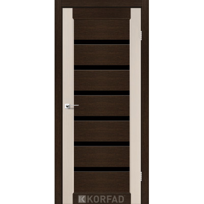Межкомнотные двери Корфад Коллекция PORTO COMBI DELUXE Модель PCD-02 (комбинированный дуб белёный/венге ) 