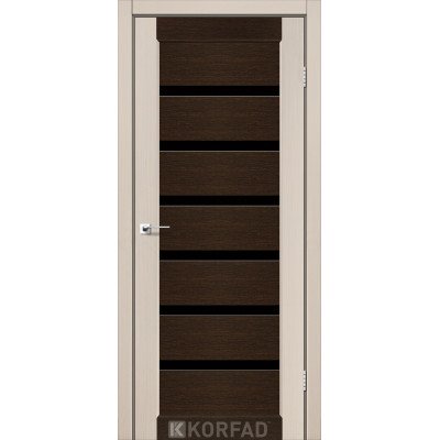 Міжкімнатні Двері Корфад Колекція PORTO COMBI DELUXE Модель PCD-02 (комбінований дуб білений/венге 2 ) 