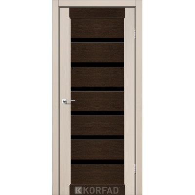 Межкомнотные двери Корфад Коллекция PORTO COMBI DELUXE Модель PCD-05 (комбинированный дуб белёный/венге 2 ) 