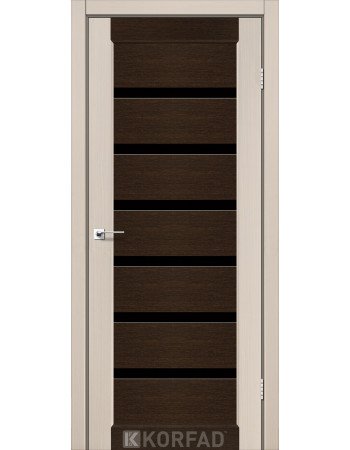Межкомнотные двери Корфад Коллекция PORTO COMBI DELUXE Модель PCD-05 (комбинированный дуб белёный/венге 2 ) 