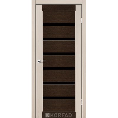 Межкомнотные двери Корфад Коллекция PORTO COMBI DELUXE Модель PCD-05 (комбинированный дуб белёный/венге 2 ) 