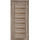 Межкомнотные двери Корфад Коллекция PORTO DELUXE Модель PD-01 (Эш-вайт) с бронзовым стеклом