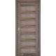 Межкомнотные двери Корфад Коллекция PORTO DELUXE Модель PD-01 (Дуб грей) с бронзовым стеклом