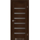 Межкомнотные двери Корфад Коллекция PORTO DELUXE Модель PD-01 (Венге) с графитовым стеклом