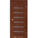 Межкомнотные двери Корфад Коллекция PORTO DELUXE Модель PD-01 (Сталь кортэн) с графитовым стеклом