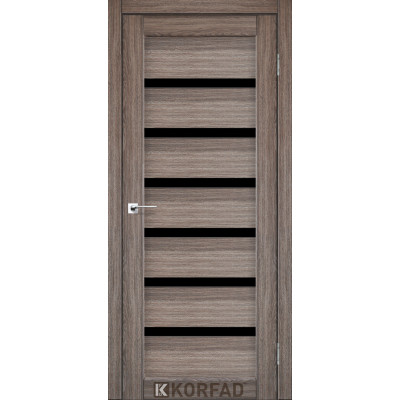 Межкомнотные двери Корфад Коллекция PORTO DELUXE Модель PD-01 (Дуб грей) 