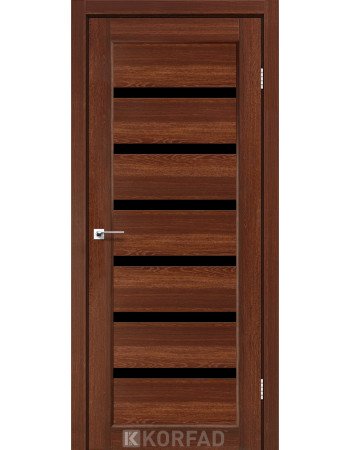 Межкомнотные двери Корфад Коллекция PORTO DELUXE Модель PD-01 (Орех) 