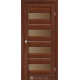 Межкомнотные двери Корфад Коллекция PORTO DELUXE Модель PD-02 (Орех) с бронзовым стеклом