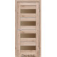 Межкомнотные двери Корфад Коллекция PORTO DELUXE Модель PD-02 (Дуб тобакко) с бронзовым стеклом