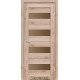 Межкомнотные двери Корфад Коллекция PORTO DELUXE Модель PD-02 (Дуб тобакко) с бронзовым стеклом