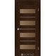 Межкомнотные двери Корфад Коллекция PORTO DELUXE Модель PD-02 (Венге) с бронзовым стеклом