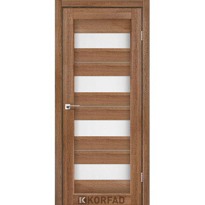 Межкомнотные двери Корфад Коллекция PORTO DELUXE Модель PD-02 (Дуб браш) 