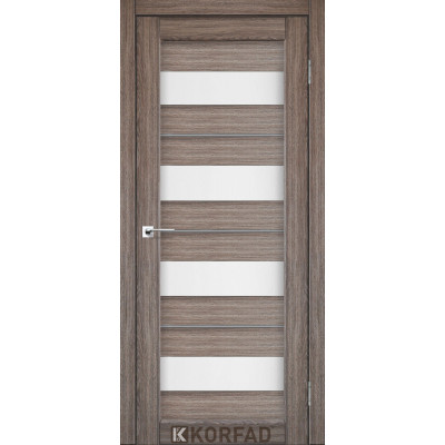 Межкомнотные двери Корфад Коллекция PORTO DELUXE Модель PD-02 (Дуб грей) 