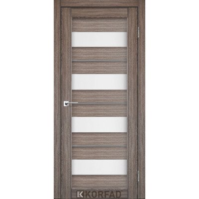 Межкомнотные двери Корфад Коллекция PORTO DELUXE Модель PD-02 (Дуб грей) 