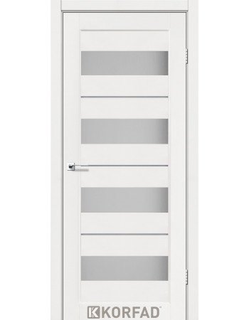 Межкомнотные двери Корфад Коллекция PORTO DELUXE Модель PD-02 (Ясень белый) 