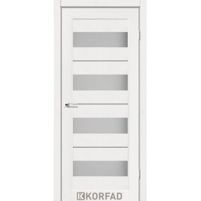 Межкомнотные двери Корфад Коллекция PORTO DELUXE Модель PD-02 (Ясень белый) 