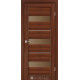 Межкомнотные двери Корфад Коллекция PORTO DELUXE Модель PD-12 (Орех) с бронзовым стеклом