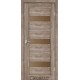 Межкомнотные двери Корфад Коллекция PORTO DELUXE Модель PD-12 (Эш-вайт) с бронзовым стеклом