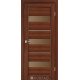 Межкомнотные двери Корфад Коллекция PORTO DELUXE Модель PD-12 (Орех) с бронзовым стеклом