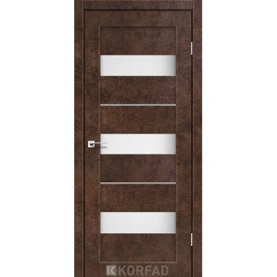 Межкомнотные двери Корфад Коллекция PORTO DELUXE Модель PD-12 (Арт бетон) 