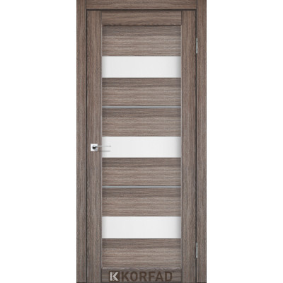 Межкомнотные двери Корфад Коллекция PORTO DELUXE Модель PD-12 (Дуб грей) 