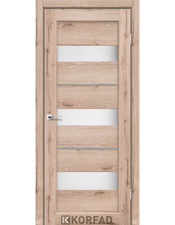 Межкомнотные двери Корфад Коллекция PORTO DELUXE Модель PD-12 (Дуб тобакко) 