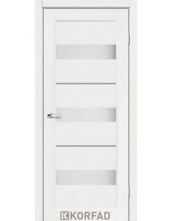 Межкомнотные двери Корфад Коллекция PORTO DELUXE Модель PD-12 (Ясень белый) 